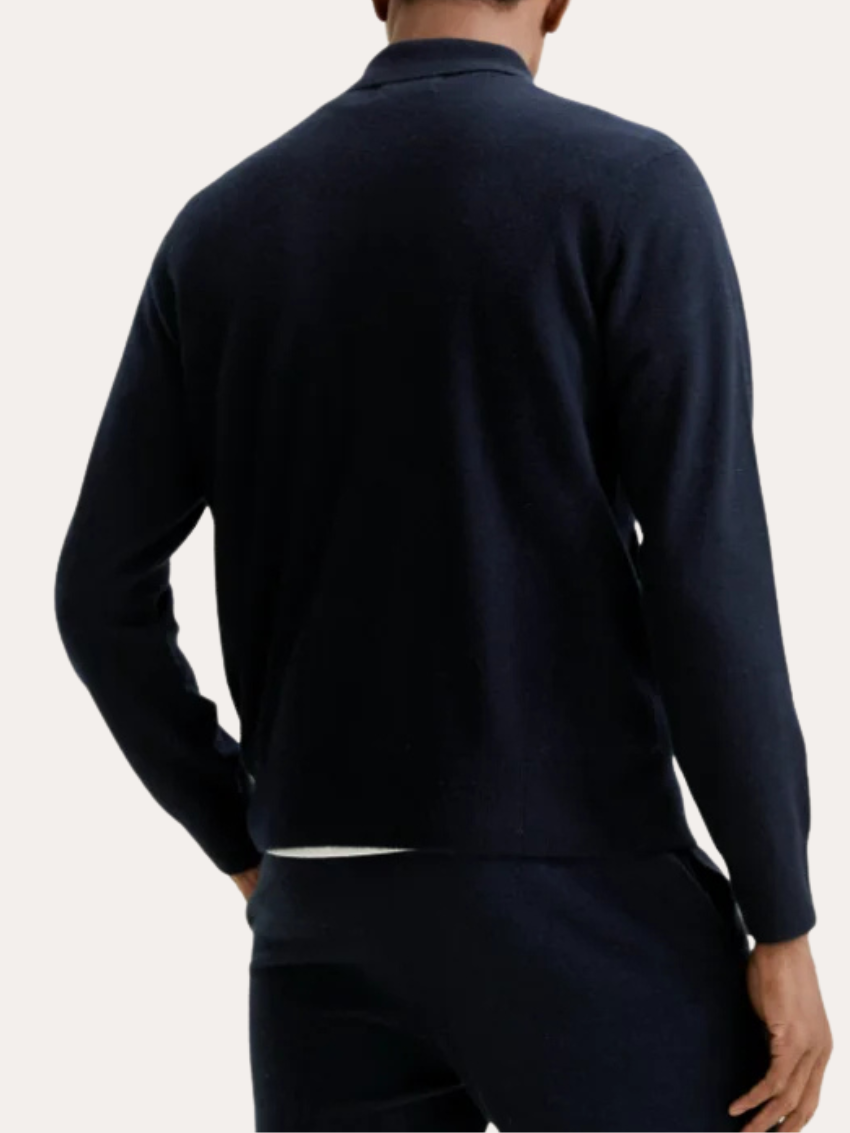 Cashmere Jas Marine Blue