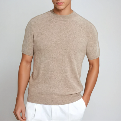Cashwool T-shirt Beige
