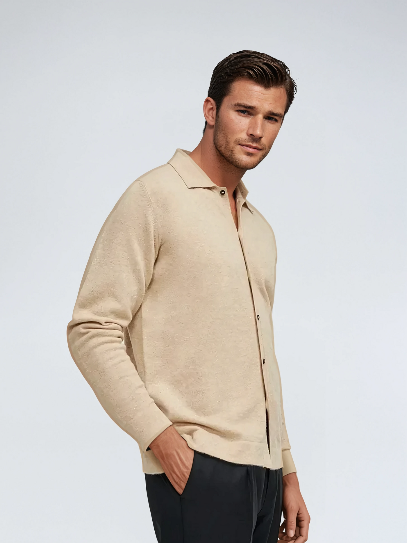 Cashwool Shirt Beige