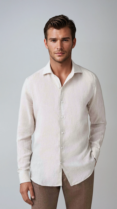 Linen Shirt Beige