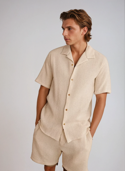 Wafer Shirt Beige
