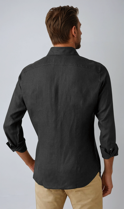 Linen Shirt Black