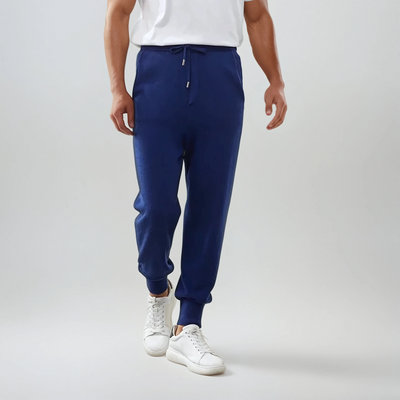 Refined Cashmere Trousers – Blue