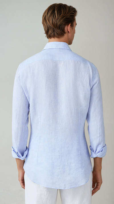 Linen Shirt Light Blue