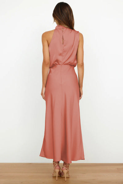 Lydia | Long Dress with Halterneck