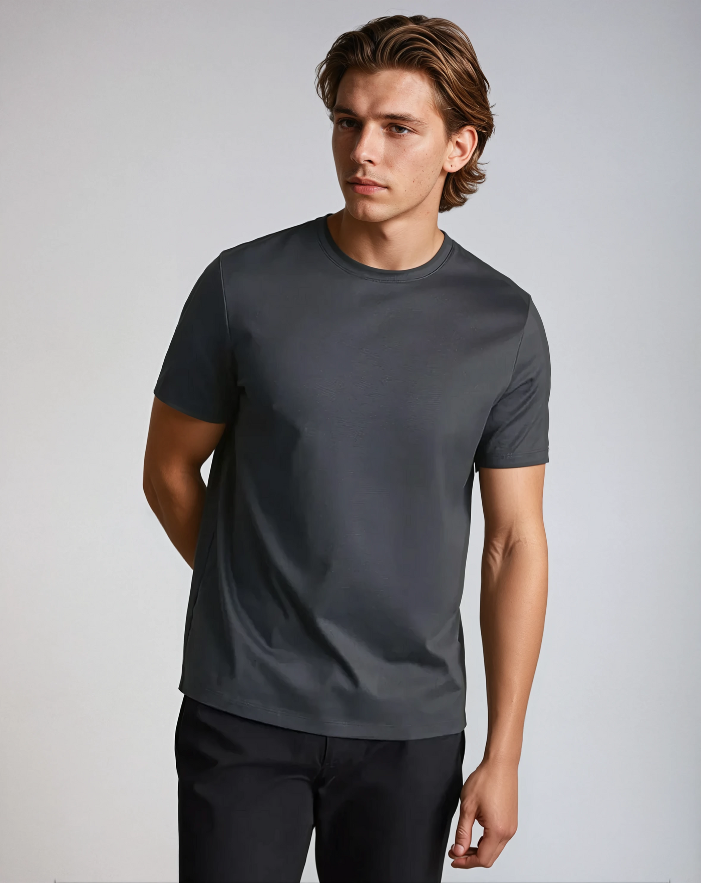 Signature Supima T-shirt – Deep Grey