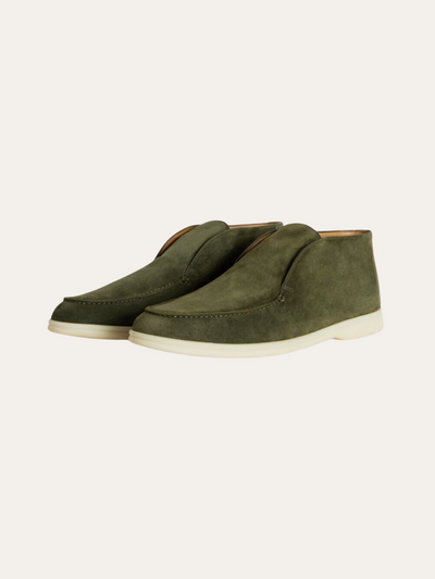 Suede City Loafers - Deep Green