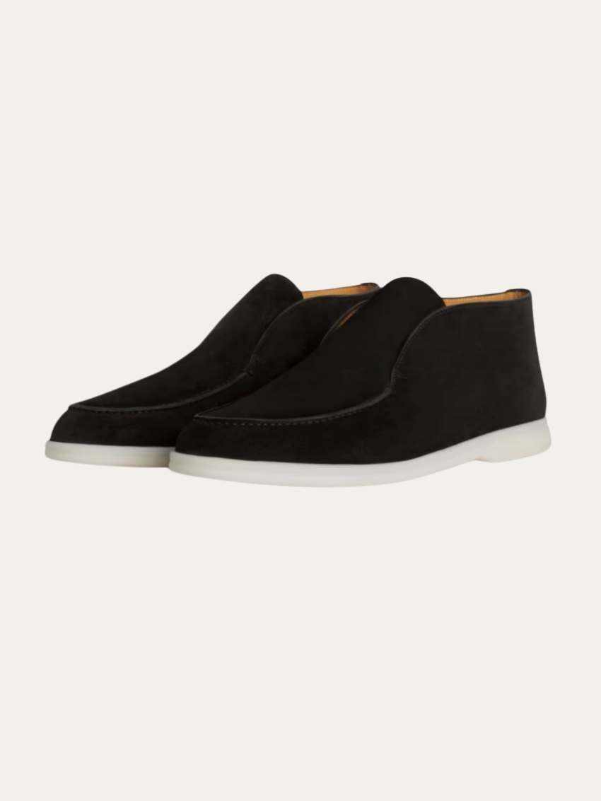 Suede City Loafers - Deep Black