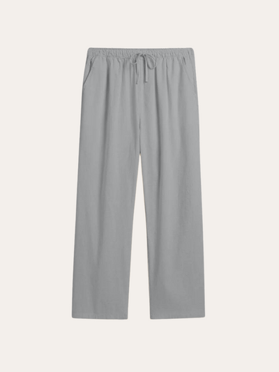 Sea Side Linen Pants - Gray