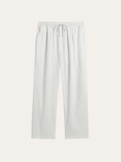 Sea Side Linen Pants - White