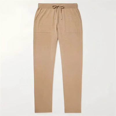 Handcrafted Cashmere Trousers – Sable Khaki