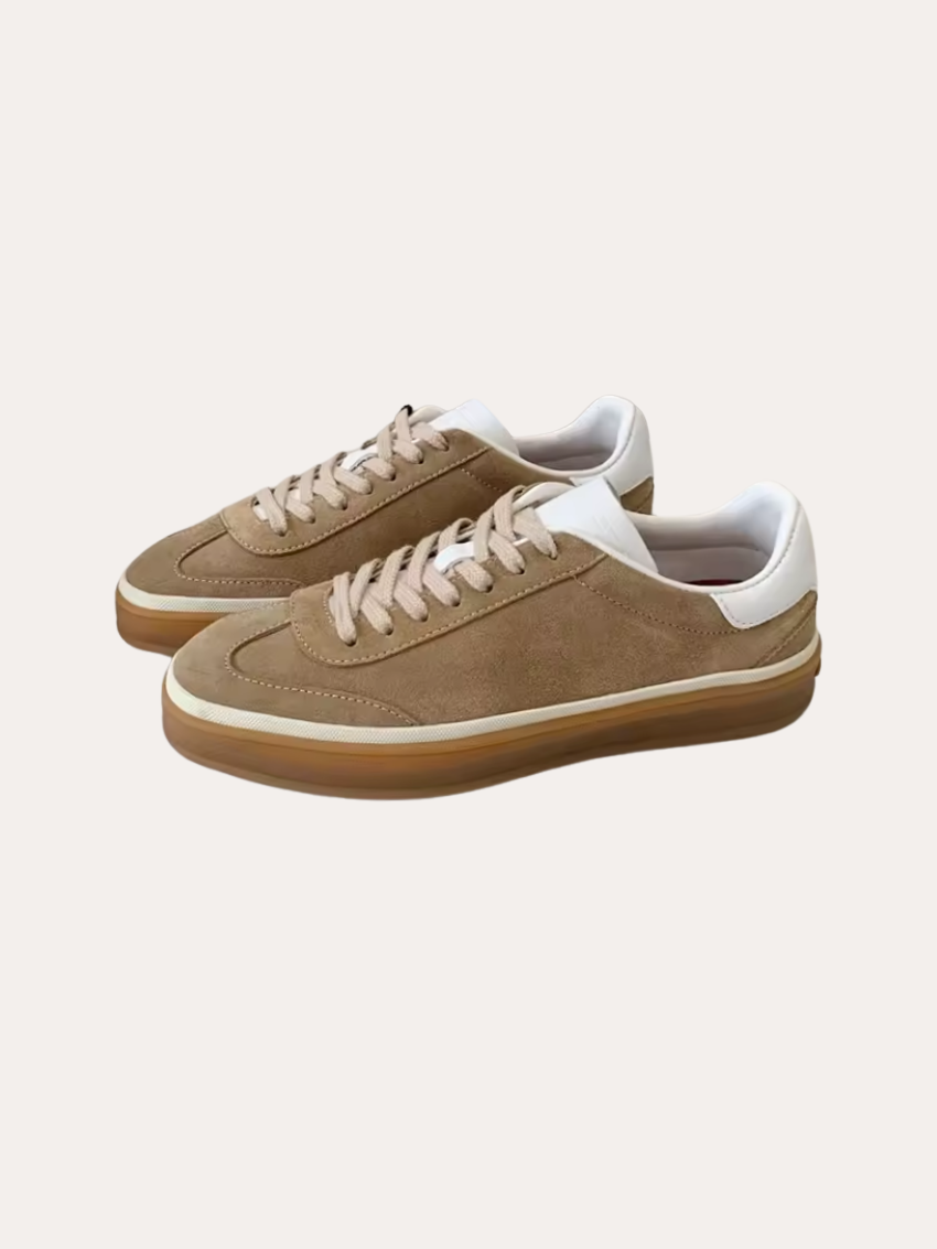 Suede Khaki Sneakers