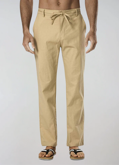 Sea Side Linen Pants - Khaki