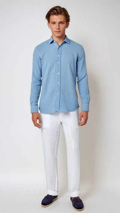 Linen Pants - White