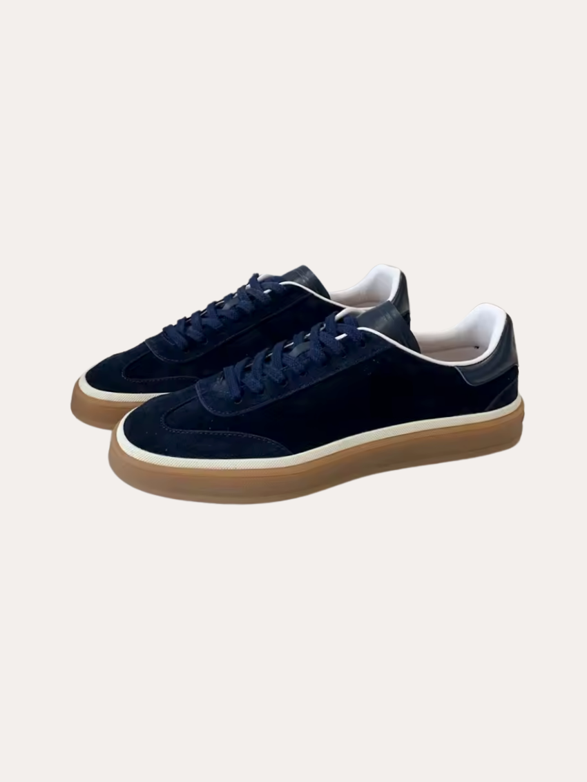 Suede Sneakers Navy Blue