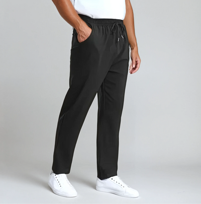 Sea Side Linen Pants - Black