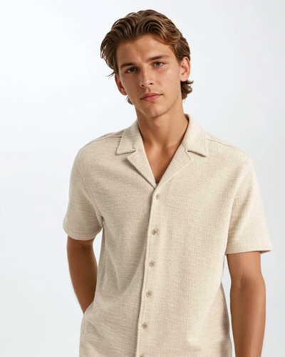 Wafer Shirt Beige