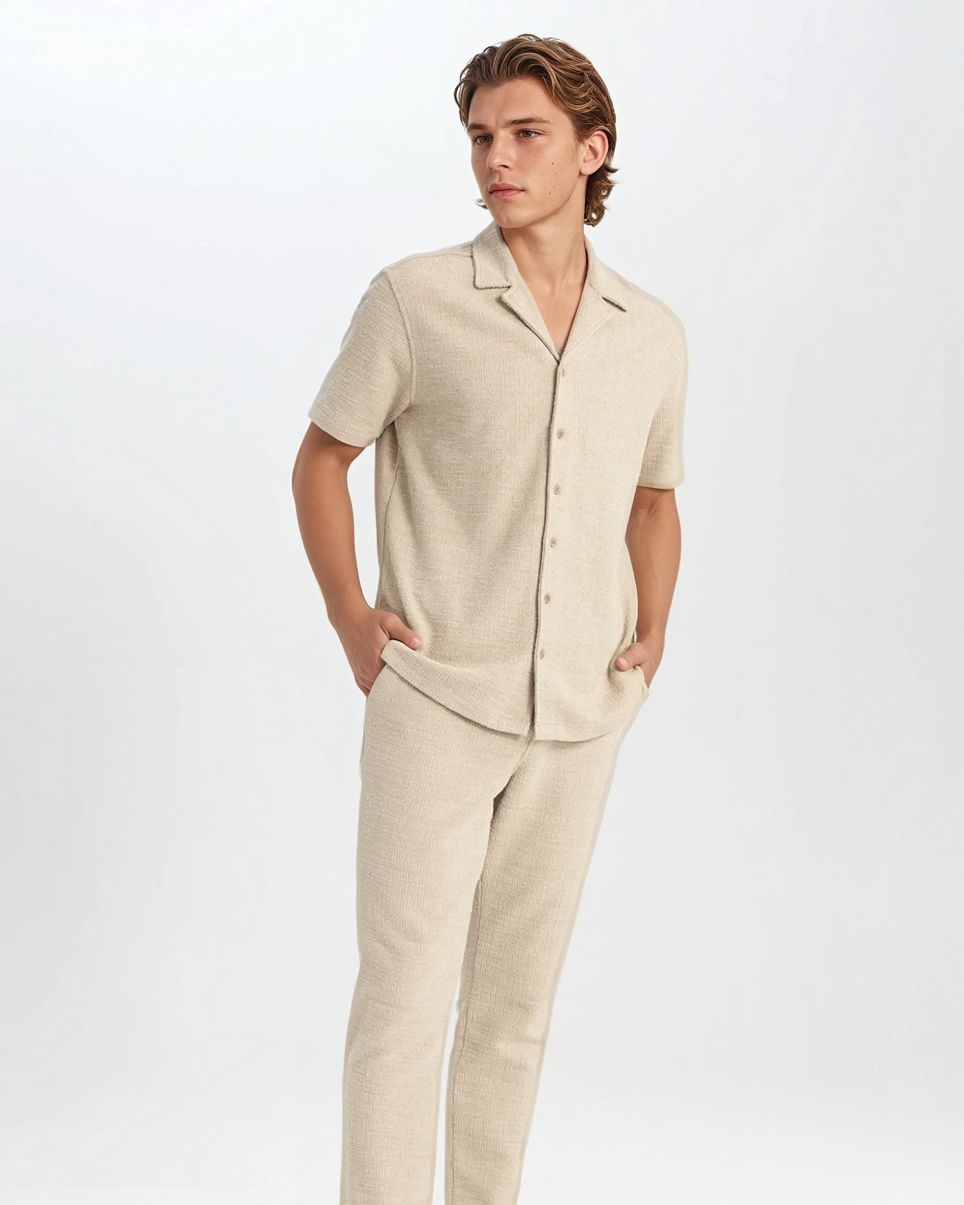 Wafer Shirt Beige