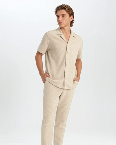 Wafer Shirt Beige