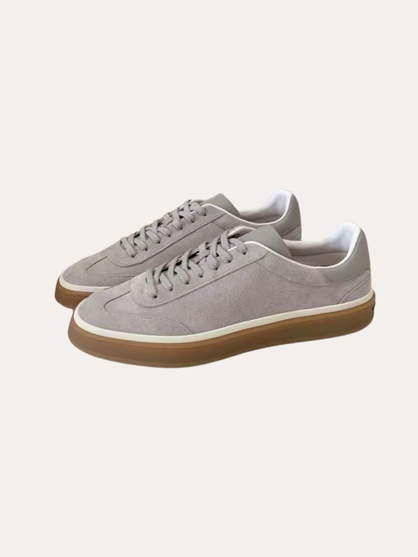 Gray Suede Sneakers