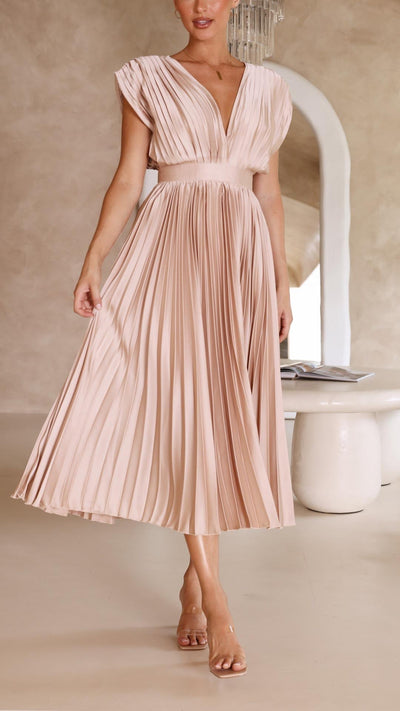 Marianne | Elegant Pleated Dress