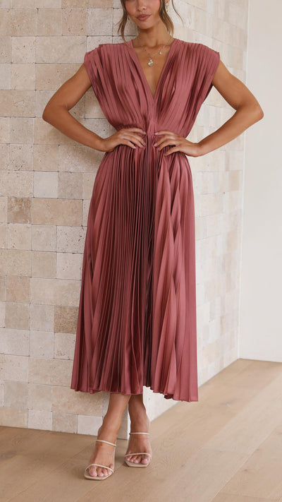 Marianne | Elegant Pleated Dress