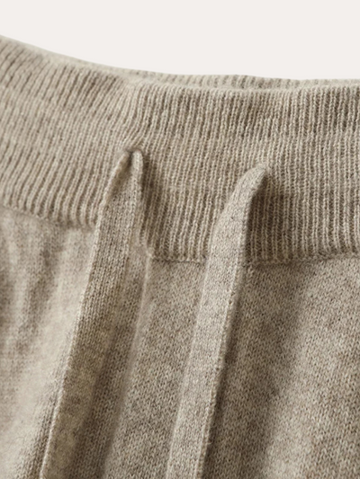Refined Cashmere Trousers – Beige