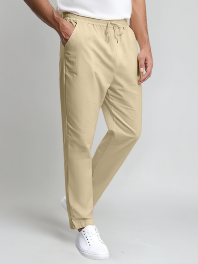 Sea Side Linen Pants - Khaki