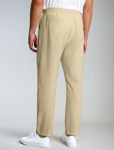 Sea Side Linen Pants - Khaki