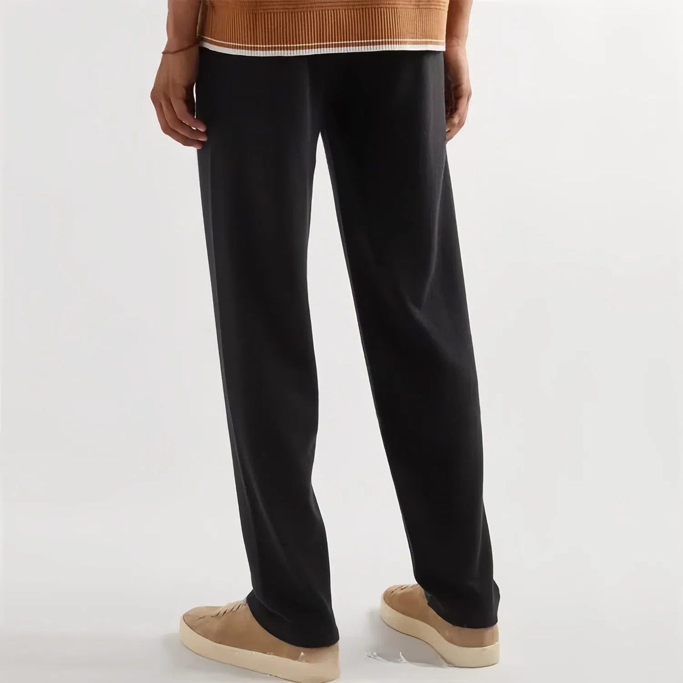 Handcrafted Cashmere Trousers – Navy Blue