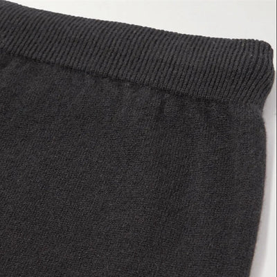 Handcrafted Cashmere Trousers – Navy Blue