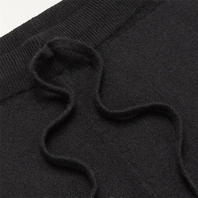 Handcrafted Cashmere Trousers – Navy Blue